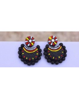 Handpainted Terracotta Jewellery – Ear rings